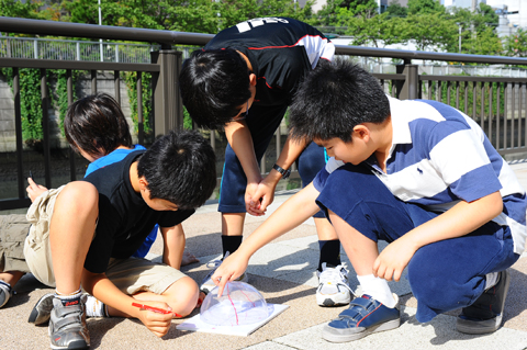 実験合宿の気象観測